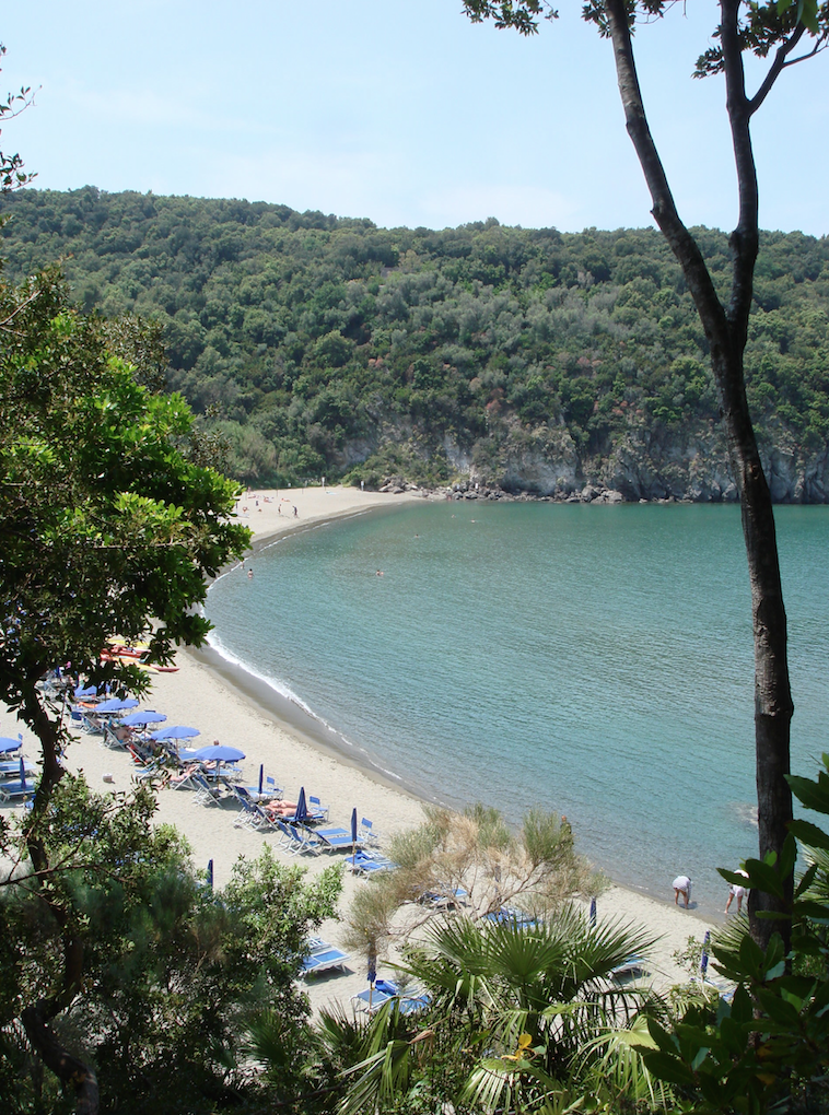 The Bay of San Montano on Ischia is thought to be the place where the Etruscans first set foot on Italy