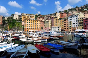 The lovely seaside town of Camogli