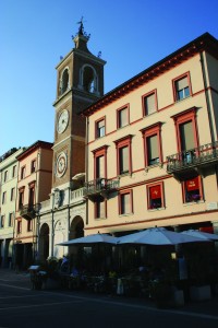 *10. a warm evening at a cafe in Rimini's old town