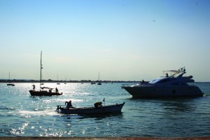 *21. boats of every kind drift prettily in and out of Rimini's marina