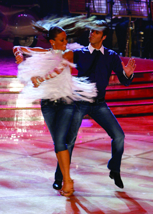 Prince Emanuele Filiberto of Savoia dances with Natalia Titova during Italian TV show 'Ballando Con Le Stelle' (Strictly Come Dancing) in Rome, Italy.