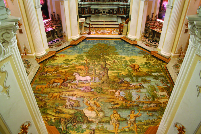 Floor of San Michele church, Anacapri