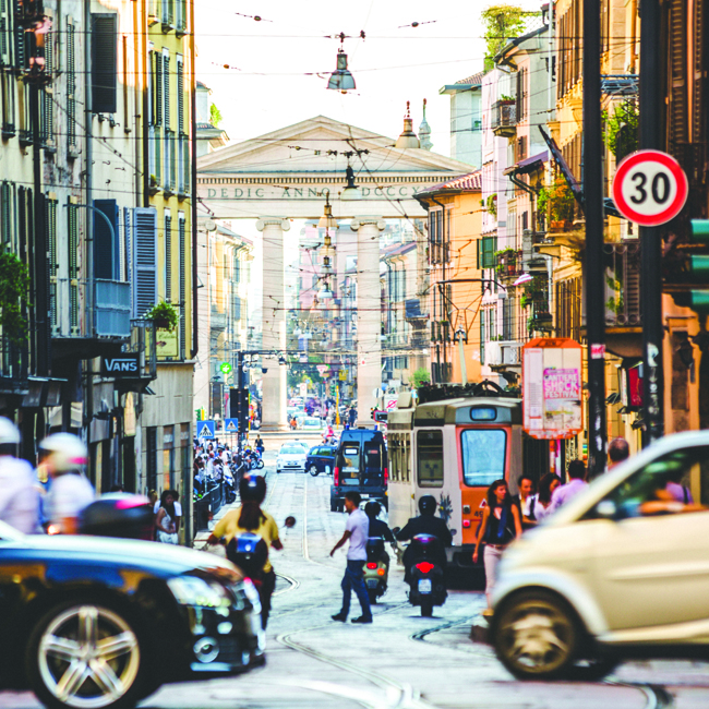 Busy Milan is Italy's second most popular city.