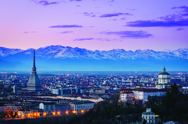Sophisticated Turin affords access to the mountains and the coast.