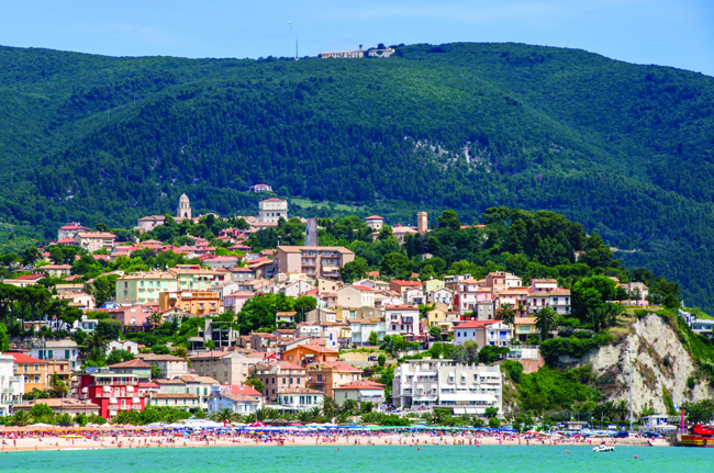The coastal town of Numana.