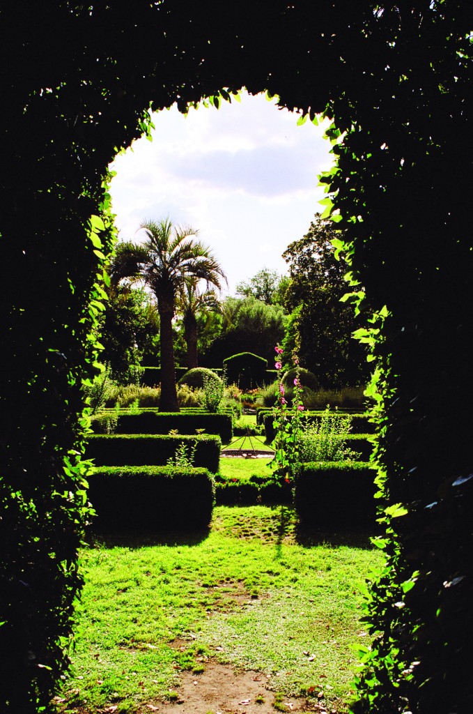 garden on Bisentina Island, by Fleur Kinson