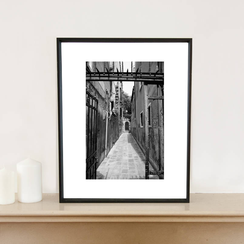 original_gate-venice-italy-black-and-white-signed-art-print-father's
