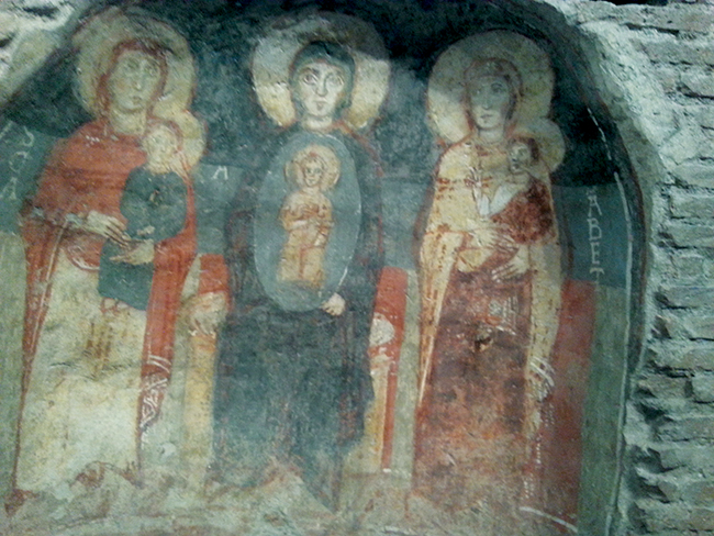 Much early Christian art was destroyed in the Byzantine Iconoclasm, which resulted from a ban on religious imagery and its consequent destruction, so these surviving works are quite rare.