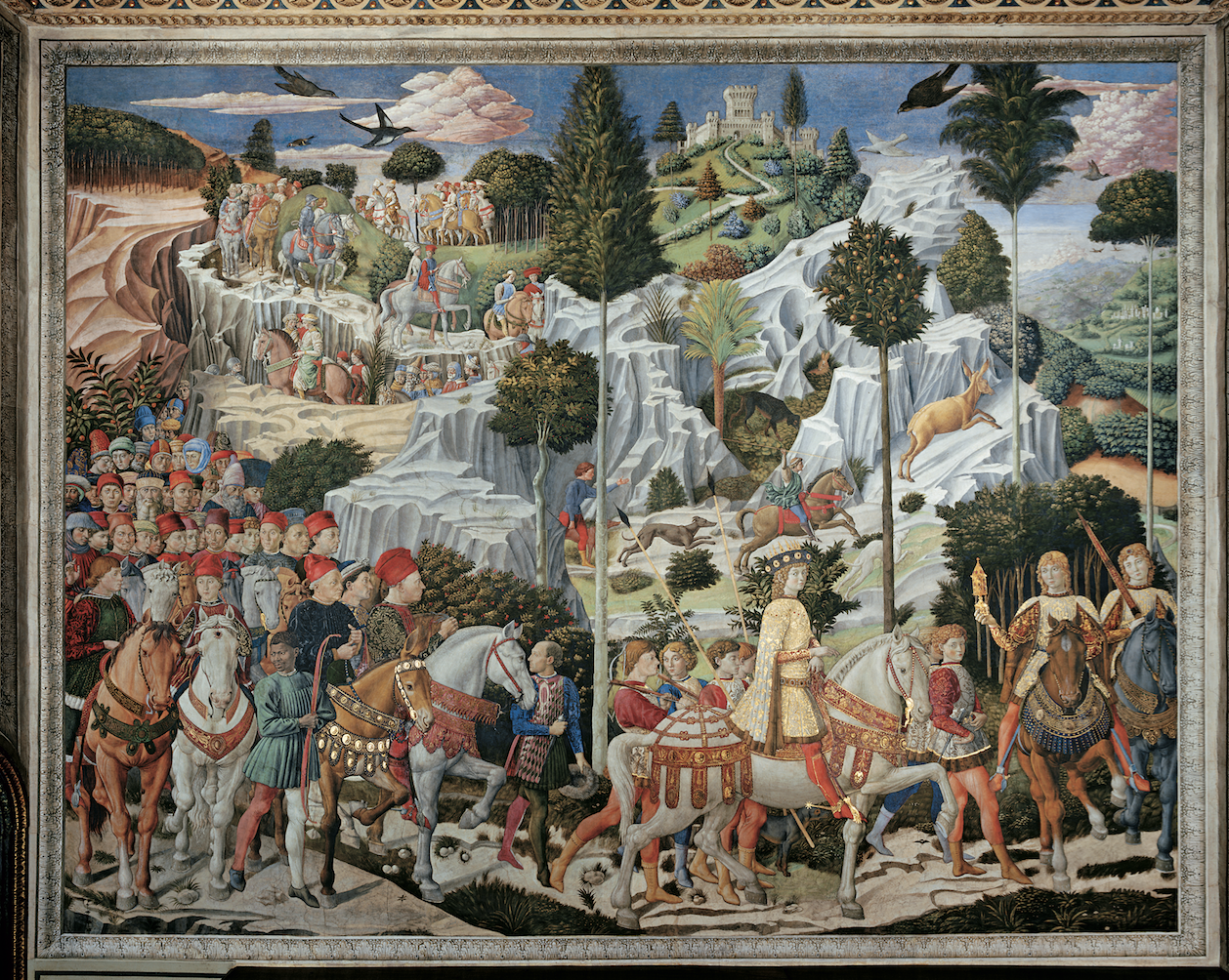 enozzo Gozzoli’s Procession of the Magi Fresco in the Medici Chapel