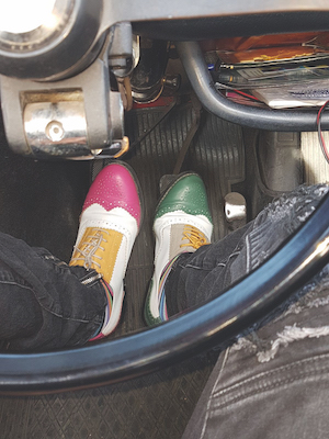 fiat 500 driving shoes