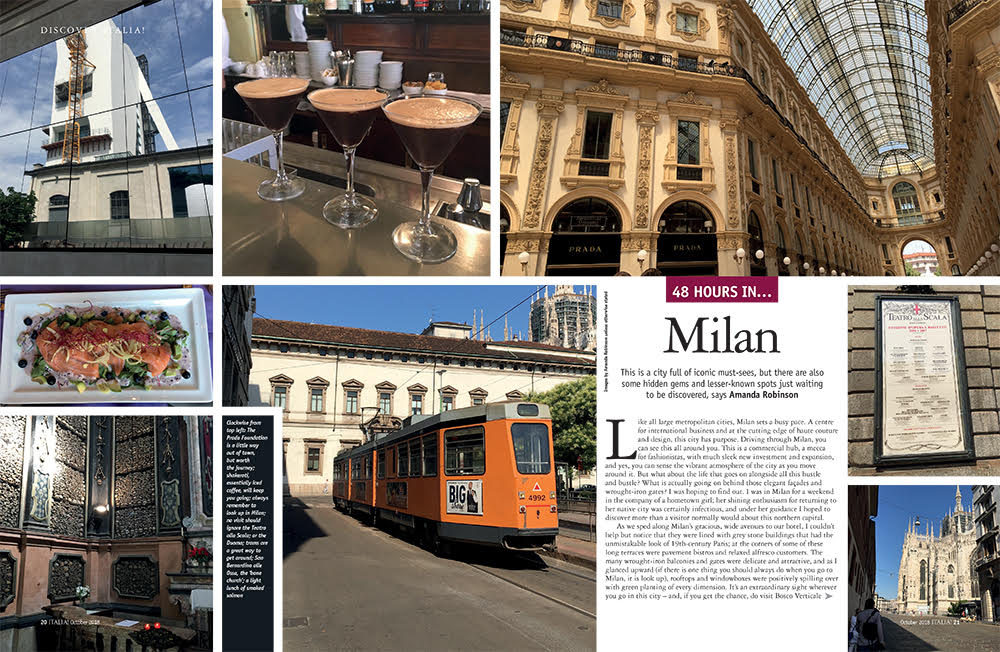 48 hours in Milan, Italia magazine