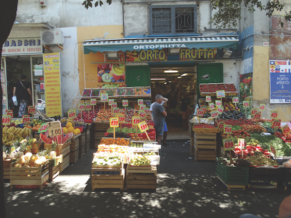 Naples fruit stand, Italy