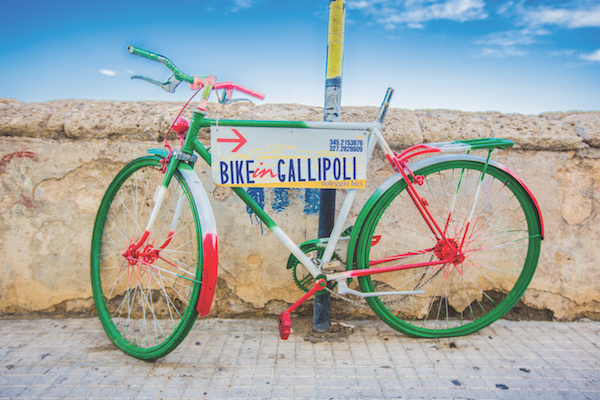 Gallipolli bike hire, Puglia