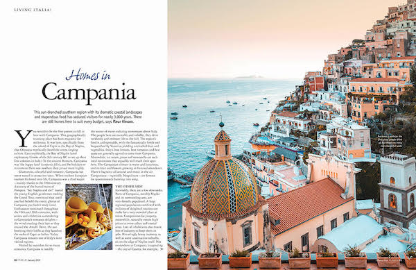 Italia magazine 170 Campania property feature