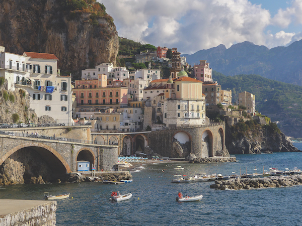 Luna Convento Hotel view of Amalfi coast