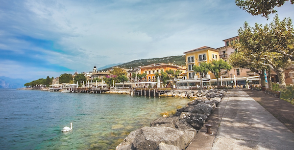 Torri Del Benaco on Lake Garda, Italy