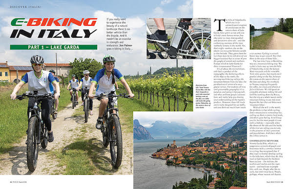 Italia! magazine Lake Garda bikes article