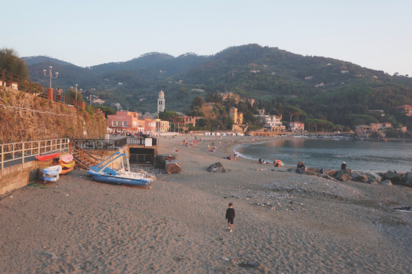 Levanto beach, Liguria, Italy