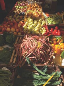 Market fruit and veg, Rome
