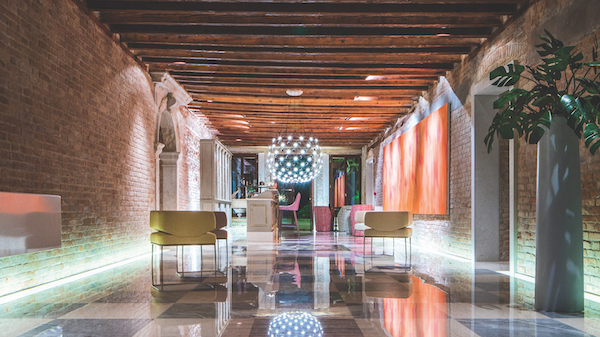 Lobby of Hotel Heureka, Venice