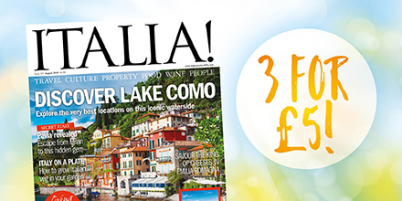 3 issues of Italia! magazine for £5