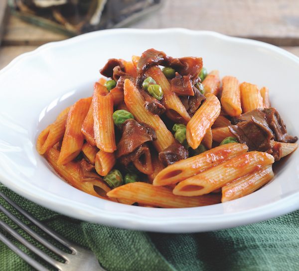 penne with mushrooms