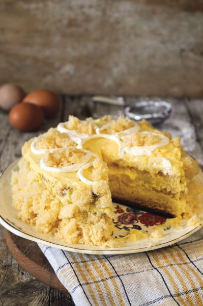‘Cheat’s’ Mimosa cake A Springtime supper recipes round-up.