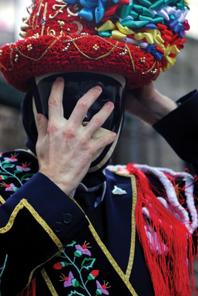 Bagolino Carnival Winter man in full mask
