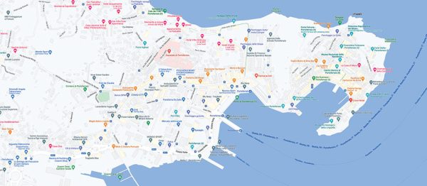Portoferraio Elba Map © Google