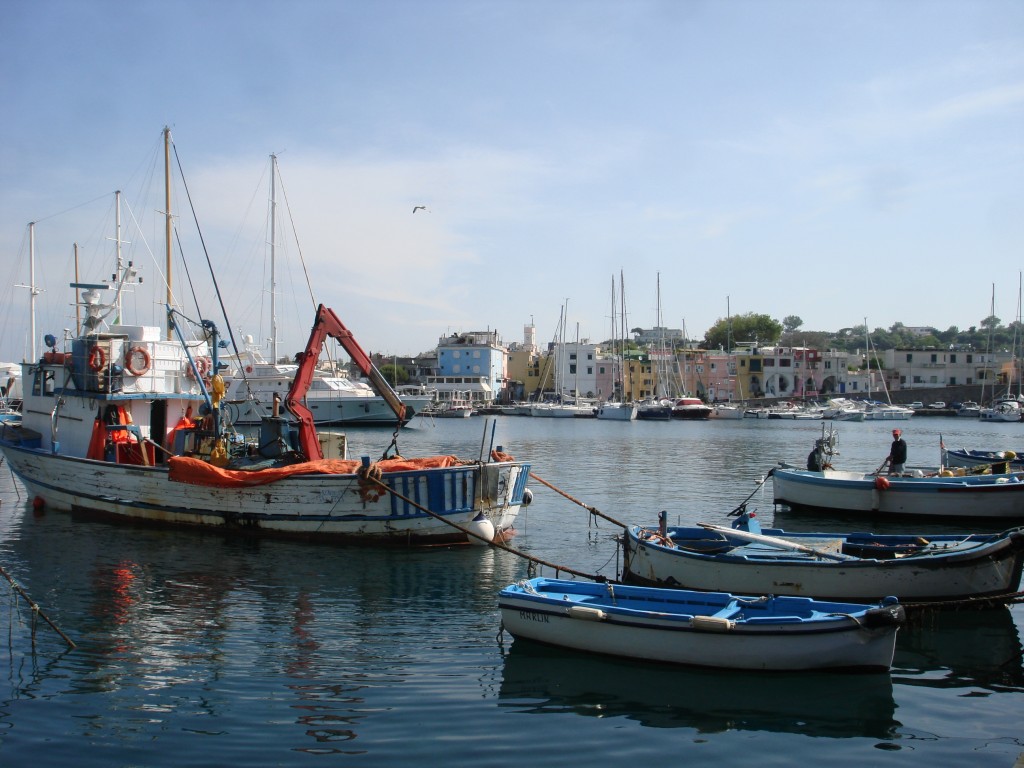 Procida is still an island of fishermen, relying on fishing and not tourism for its economy