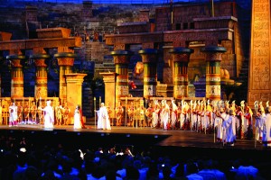 *Verona - Aida, opening night of the opera festival. (Photo by Fleur Kinson)