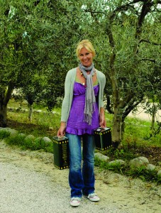 *Dawn with our olive oil production. copy