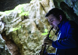 The Signum Saxophone Quartet from Germany accompanied Brunello