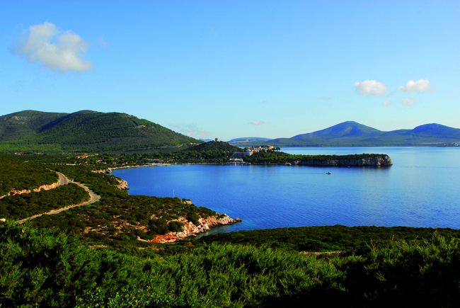 The enchanting bay of Porto Conte, near Alghero.