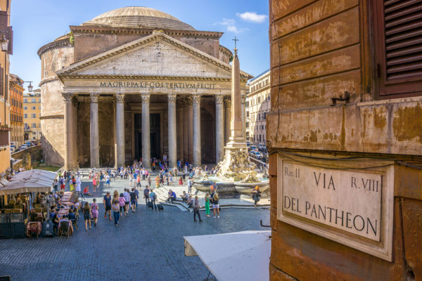 Pantheon in the morning, Rome, Italy