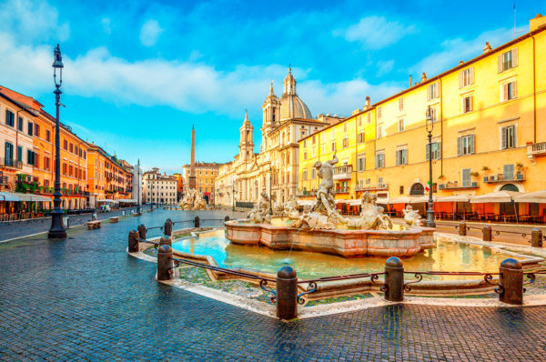 Piazza Navona in Rome, Italy