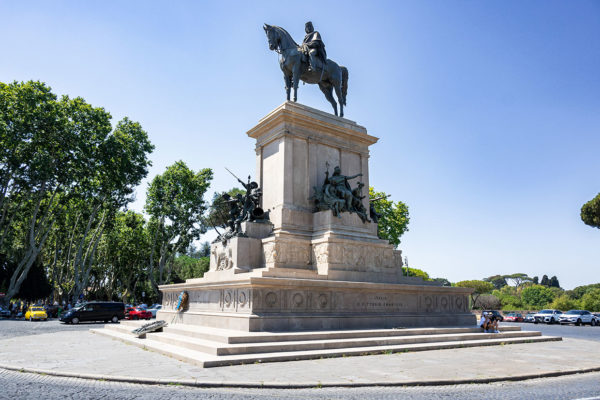 Statue at the Janiculum in Rome