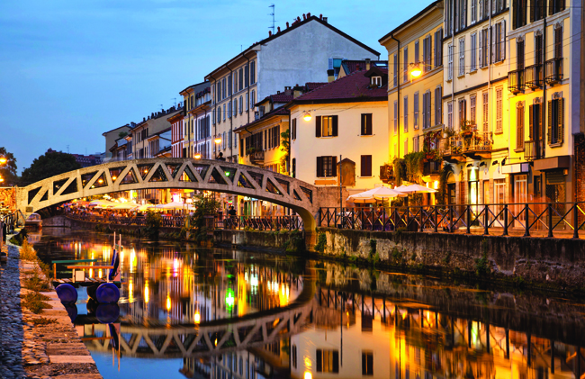 grand canal in milan