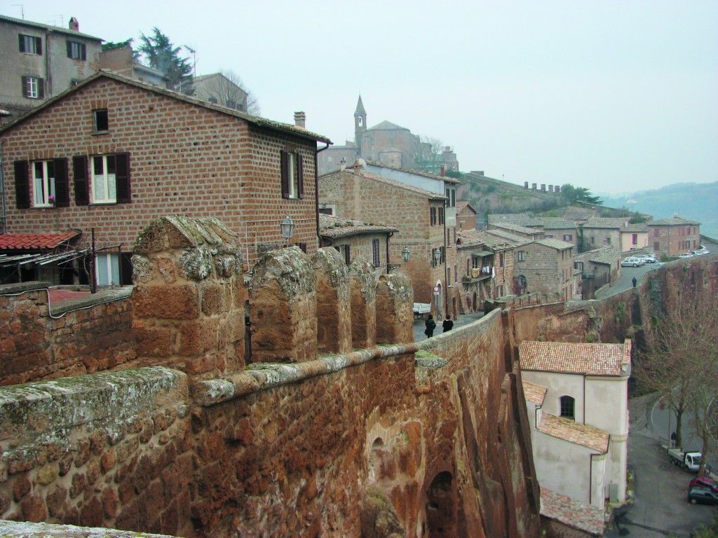 Orvieto town walls