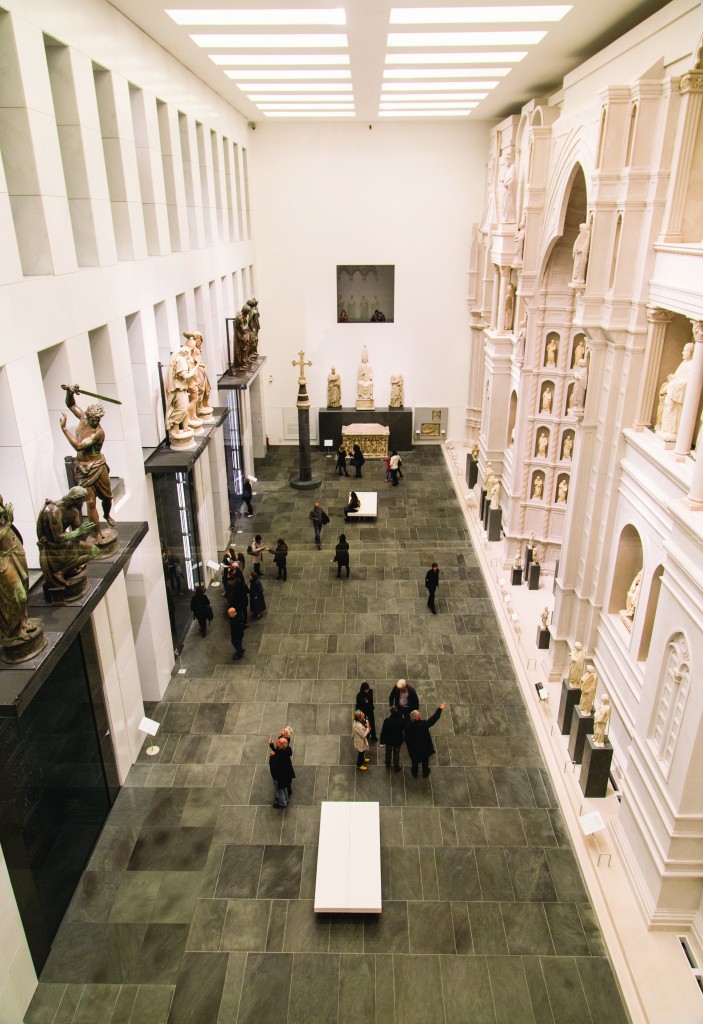 The facade on display in the Duomo MuseumCDA