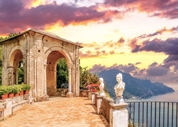 Romantic view from Villa Cimbrone