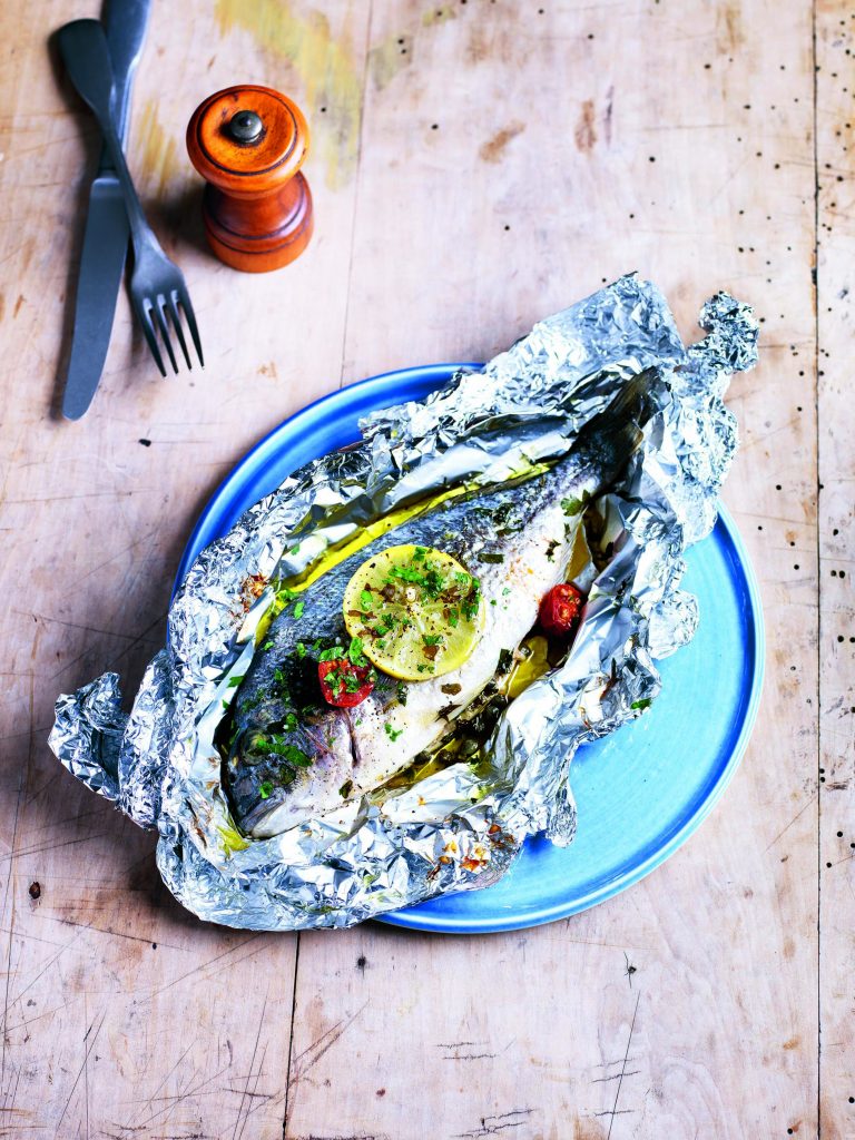 Sea Bream baked in Foil Italy Travel and Life