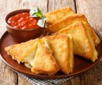 Fried Mozzarella Toasts
