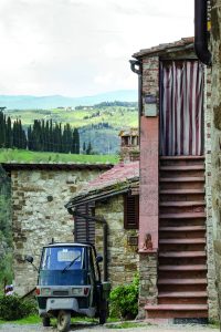 Small Italian Pick-Up in Tuscany