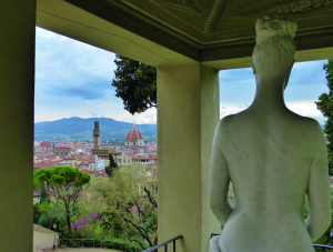 Venus surveys Florence from the Bardini Garden