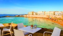 SUMMER.Salento coast: Gallipoli beach.Apulia (ITALY)