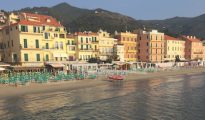 Alassio beachfront, Liguria