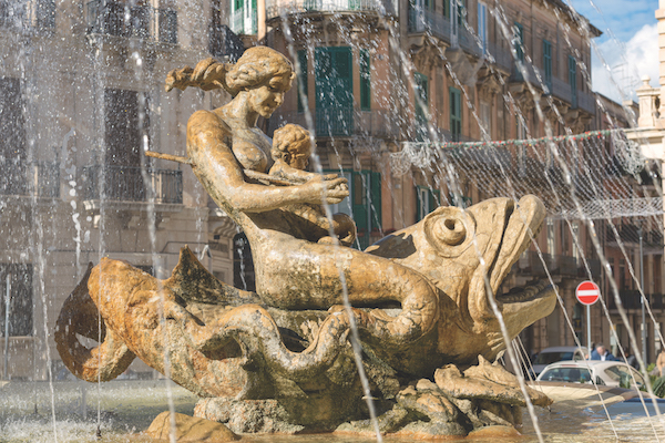 Fountain of Diana, Syracuse, Sicily