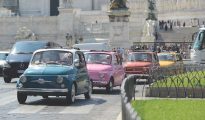 Fiat 500 tour Rome