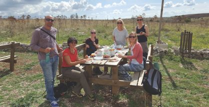 Puglia picnic with altamura bread